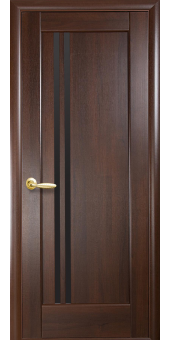 МЕЖКОМНАТНЫЕ ДВЕРИ Ностра Делла с черным стеклом